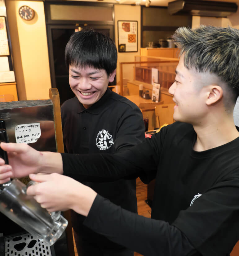 仕事中の様子
